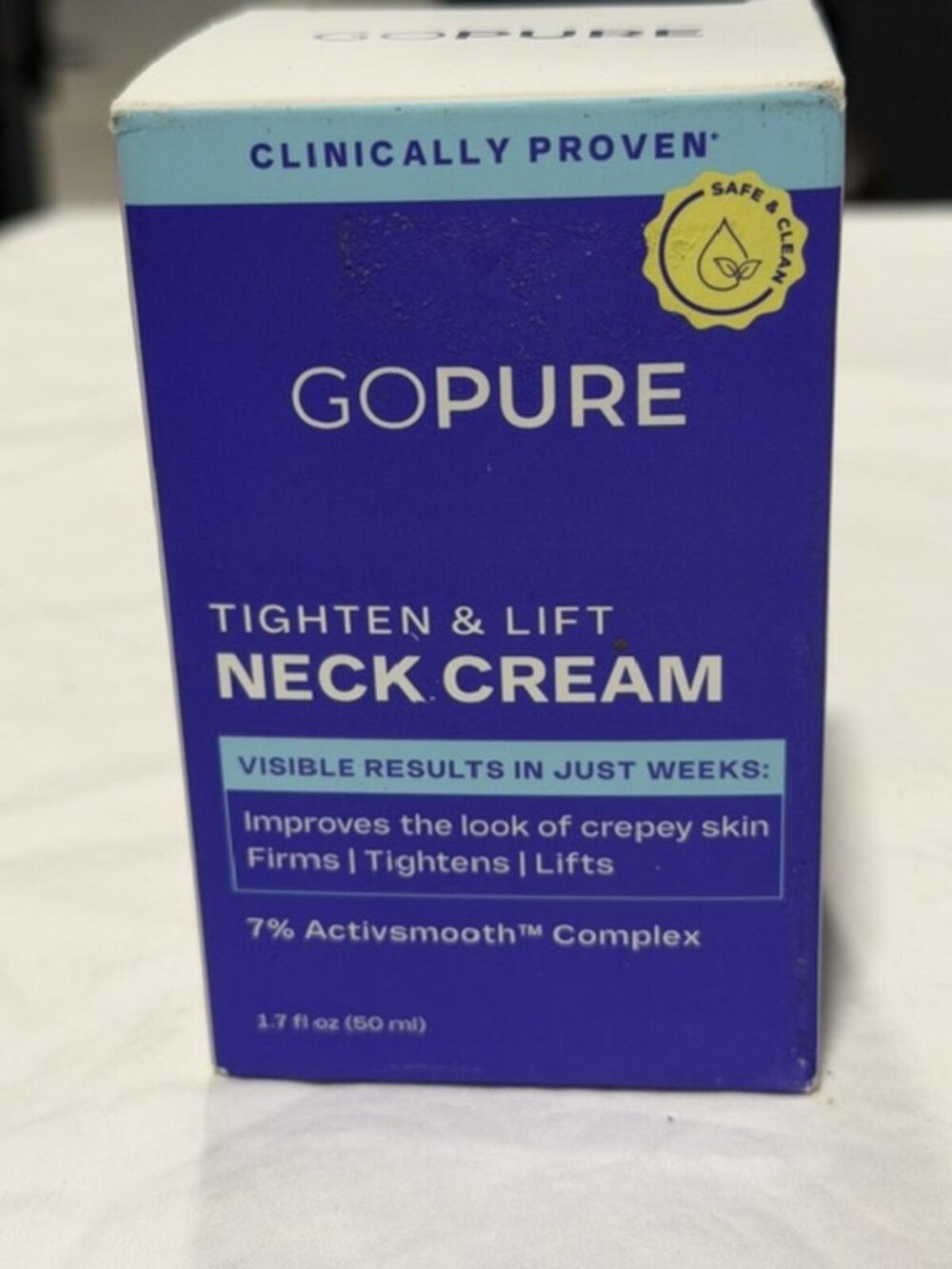 goPure Firm & Lift Neck and Chest Cream - 1.7 fl oz